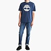 Men T-Shirts A2C2R Blue Cotton Timberland Men T-Shirts A2C2R Blue Cotton Timberland