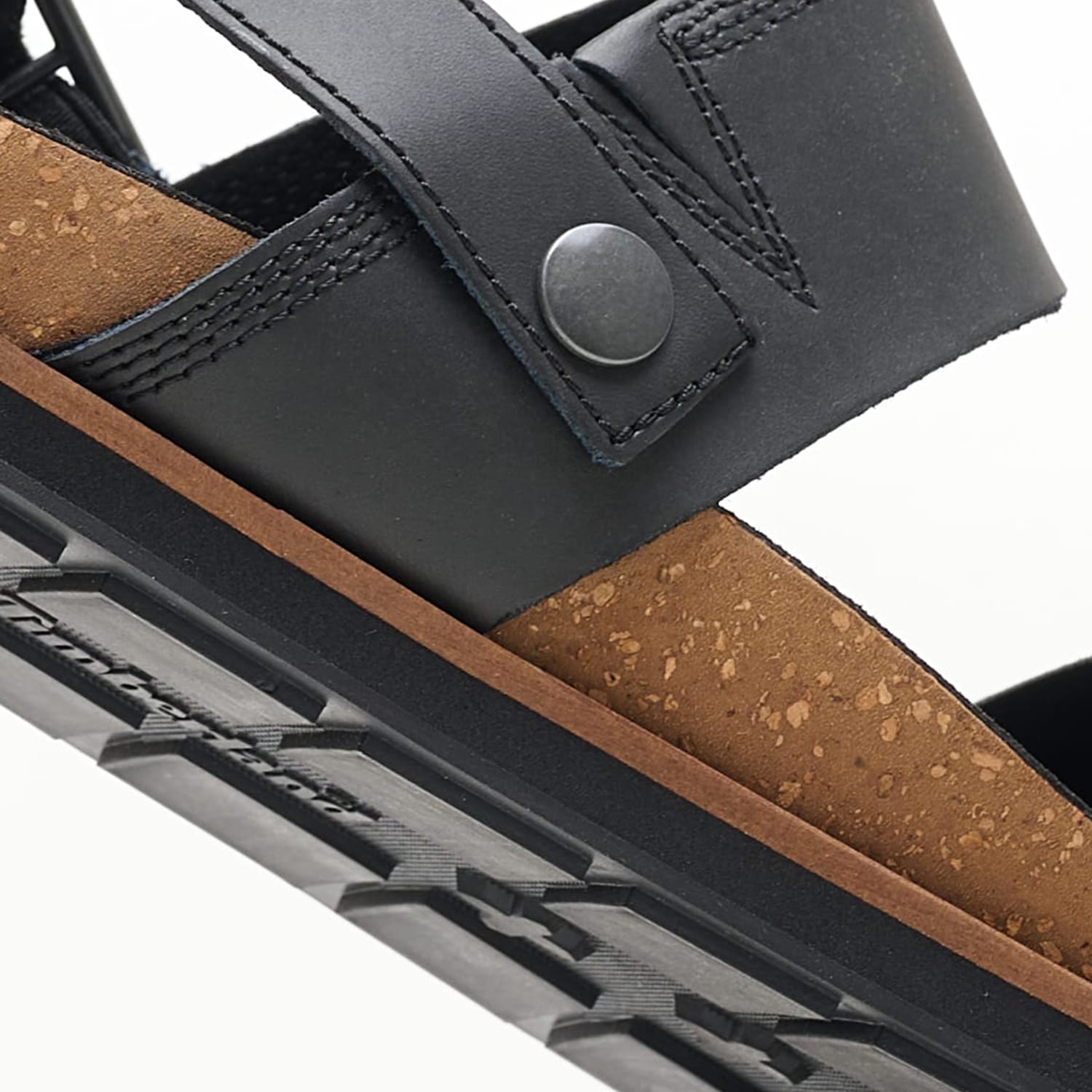 Men Flip Flops & Sandals A2CET Black Leather Timberland Men Flip Flops & Sandals A2CET Black Leather Timberland