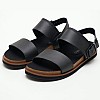 Men Flip Flops & Sandals A2CET Black Leather Timberland Men Flip Flops & Sandals A2CET Black Leather Timberland