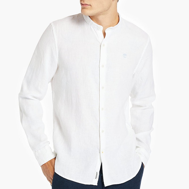Men Shirts A2DC1 White Linen Timberland