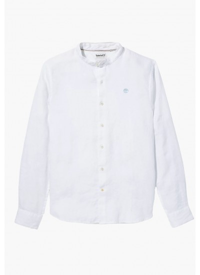 Ανδρικά Πουκάμισα Poplin.Stripe Μπλε Βαμβάκι GANT