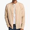 Men Shirts A2DC1 Beige Linen Timberland Men Shirts A2DC1 Beige Linen Timberland
