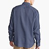 Men Shirts A2DC3 Blue Linen Timberland Men Shirts A2DC3 Blue Linen Timberland