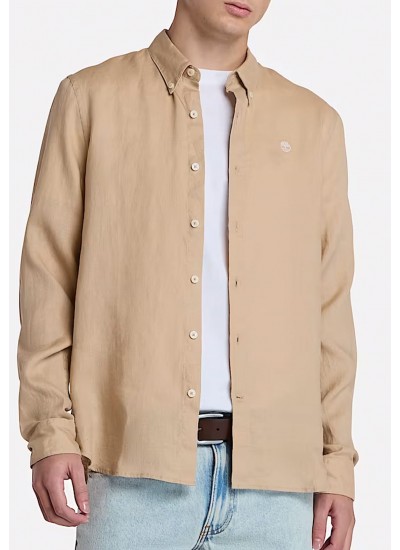 Ανδρικά Πουκάμισα Oxford.Shirt Μπλέ Ανοιχτό Βαμβάκι GANT