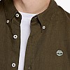 Men Shirts A2DC3 Olive Linen Timberland Men Shirts A2DC3 Olive Linen Timberland