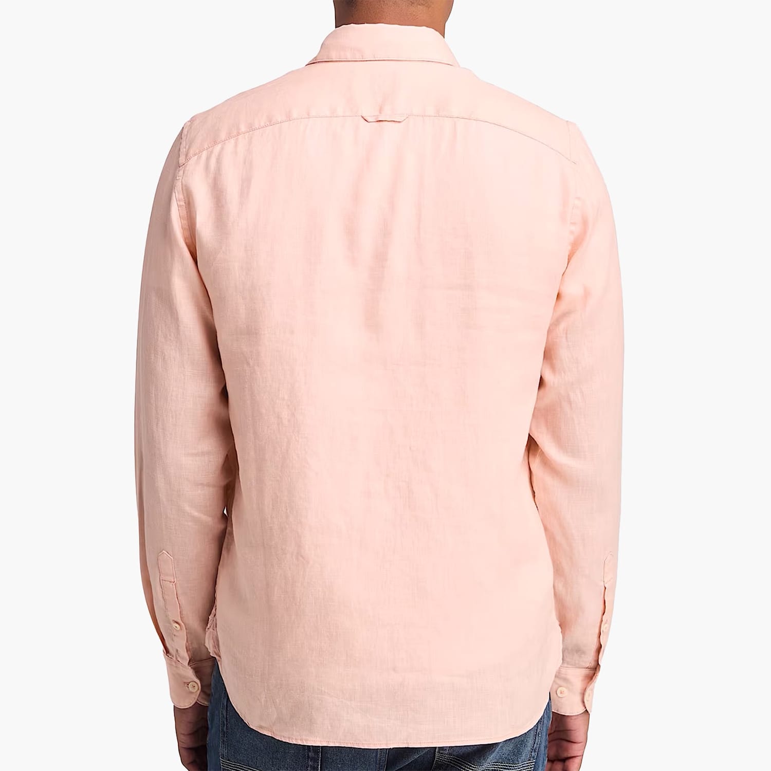 Men Shirts A2DC3 Pink Linen Timberland Men Shirts A2DC3 Pink Linen Timberland