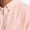 Men Shirts A2DC3 Pink Linen Timberland Men Shirts A2DC3 Pink Linen Timberland