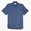 Men Shirts A2DCC Blue Linen Timberland Men Shirts A2DCC Blue Linen Timberland