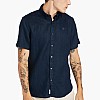 Men Shirts A2DCC DarkBlue Linen Timberland Men Shirts A2DCC DarkBlue Linen Timberland