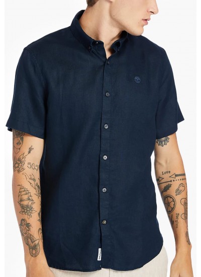 Ανδρικά Πουκάμισα Oxford.Shirt Μπλέ Ανοιχτό Βαμβάκι GANT