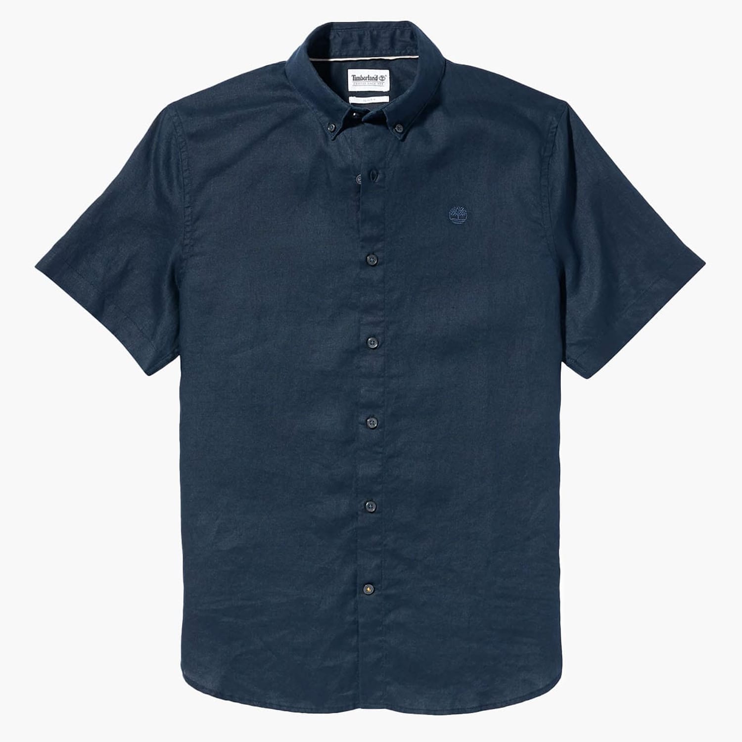 Men Shirts A2DCC DarkBlue Linen Timberland
