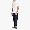 Men Shirts A2DCC White Linen Timberland Men Shirts A2DCC White Linen Timberland