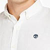 Men Shirts A2DCC White Linen Timberland Men Shirts A2DCC White Linen Timberland