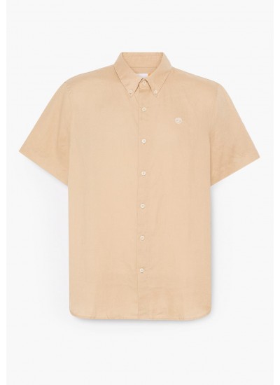 Ανδρικά Πουκάμισα Poplin.Stripe Μπλε Βαμβάκι GANT