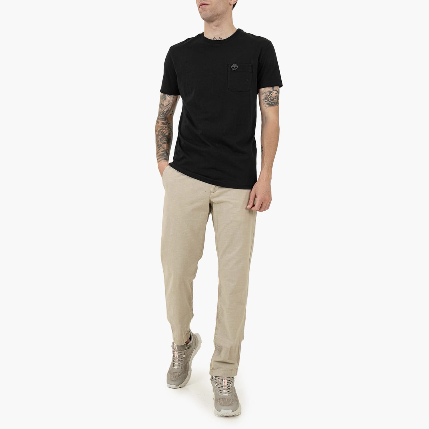 Men Pants A2F6B Beige Cotton Timberland Men Pants A2F6B Beige Cotton Timberland