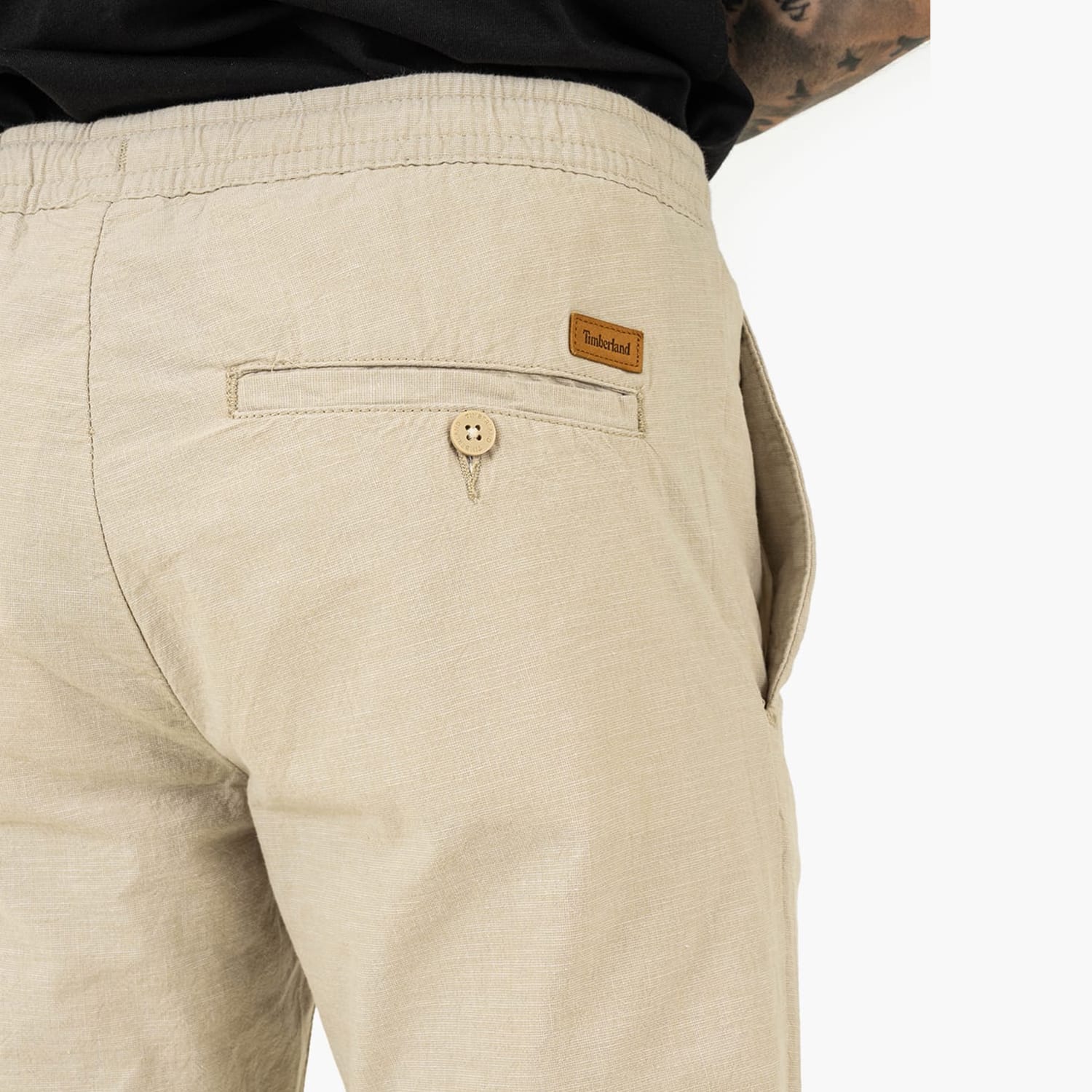 Men Pants A2F6B Beige Cotton Timberland Men Pants A2F6B Beige Cotton Timberland