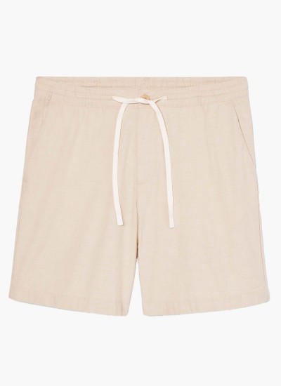 Ανδρικές Βερμούδες Relaxed.Shorts Μπεζ Βαμβάκι GANT