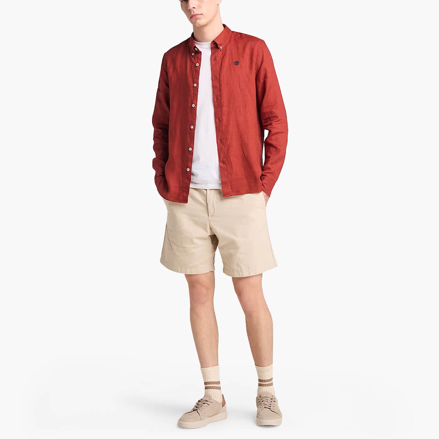 Men Vermouth A2FD5 Beige Cotton Timberland Men Vermouth A2FD5 Beige Cotton Timberland