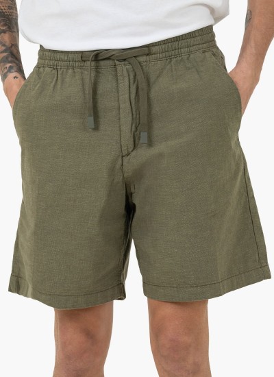 Ανδρικές Βερμούδες Relaxed.Shorts Μπεζ Βαμβάκι GANT