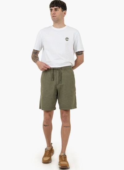 Ανδρικές Βερμούδες Relaxed.Shorts Μπεζ Βαμβάκι GANT