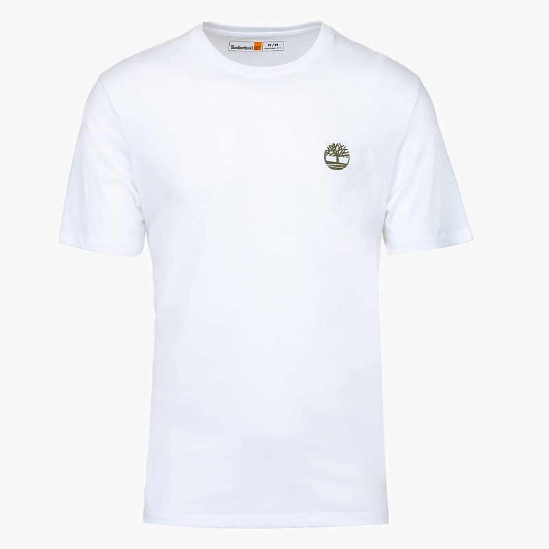 Men T-Shirts A2FKZ White Cotton Timberland