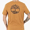 Men T-Shirts A2FKZ Yellow Cotton Timberland Men T-Shirts A2FKZ Yellow Cotton Timberland