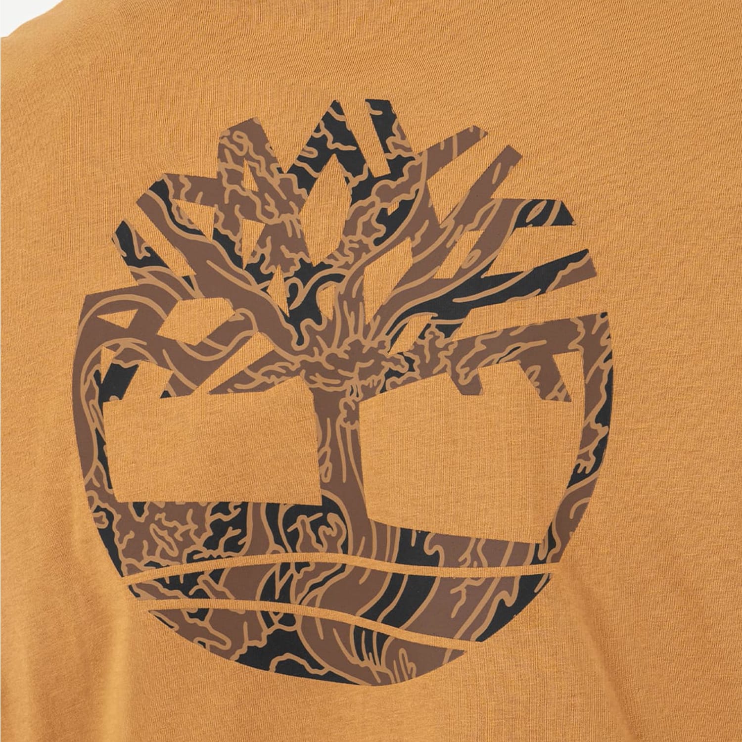 Men T-Shirts A2FKZ Yellow Cotton Timberland Men T-Shirts A2FKZ Yellow Cotton Timberland