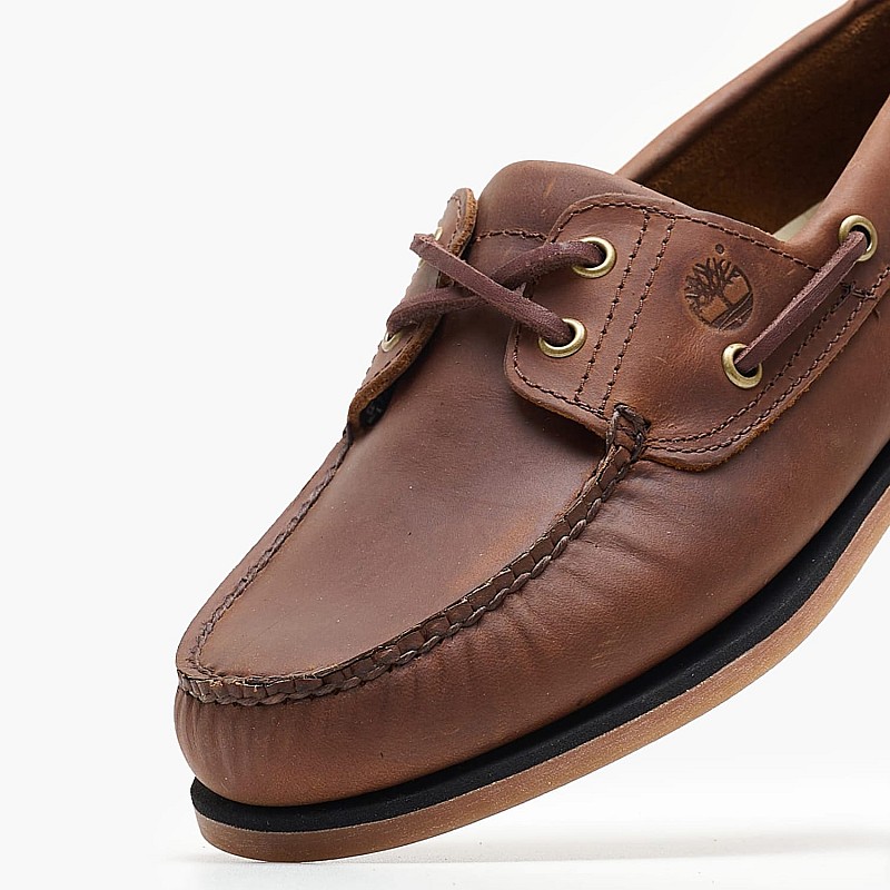 Ανδρικά Ιστιοπλοϊκά A2FZX Καφέ Δέρμα Timberland