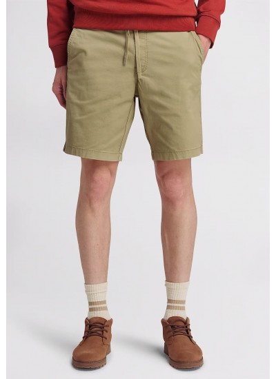 Ανδρικές Βερμούδες Relaxed.Shorts Μπεζ Βαμβάκι GANT