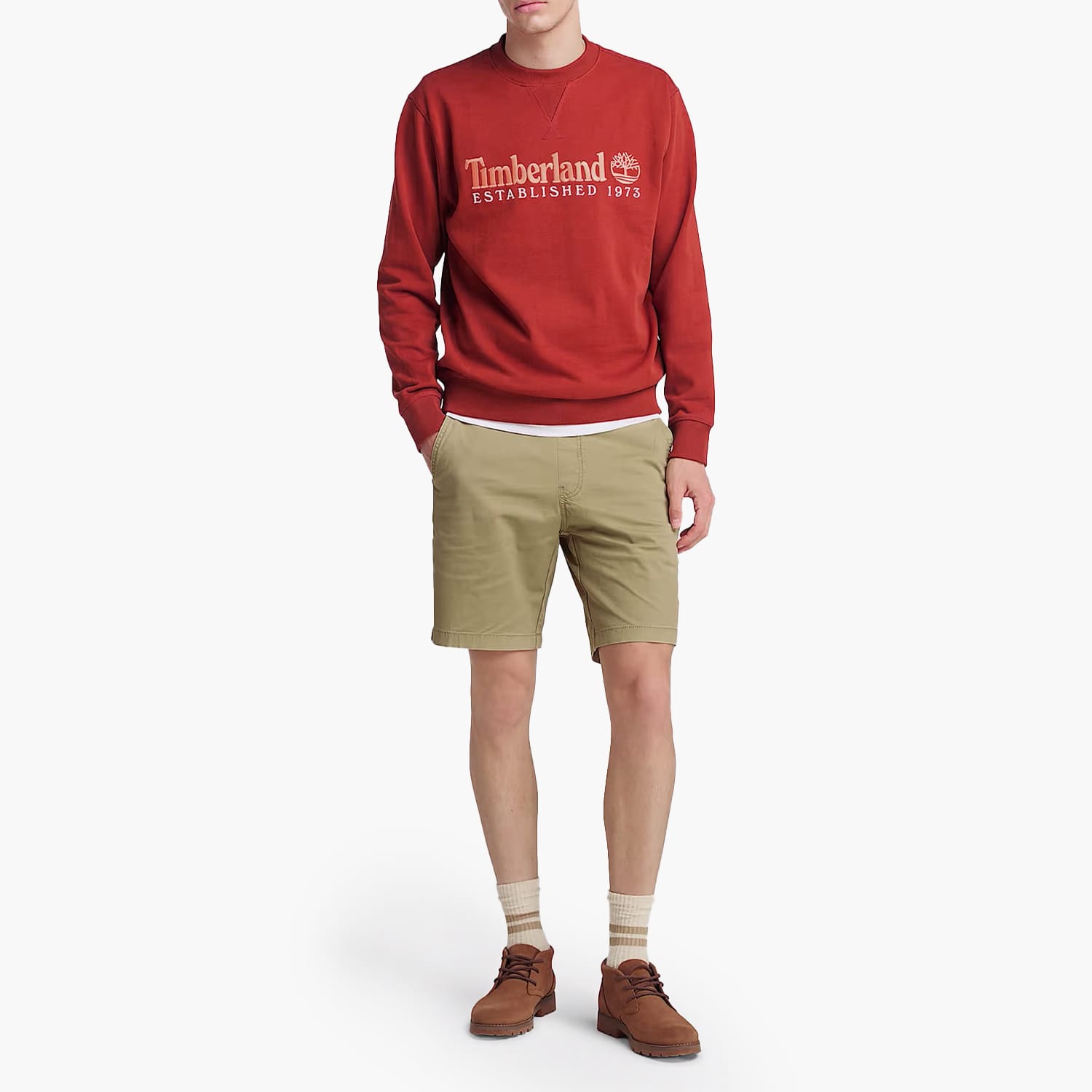 Men Vermouth A2K8C Beige Cotton Timberland Men Vermouth A2K8C Beige Cotton Timberland