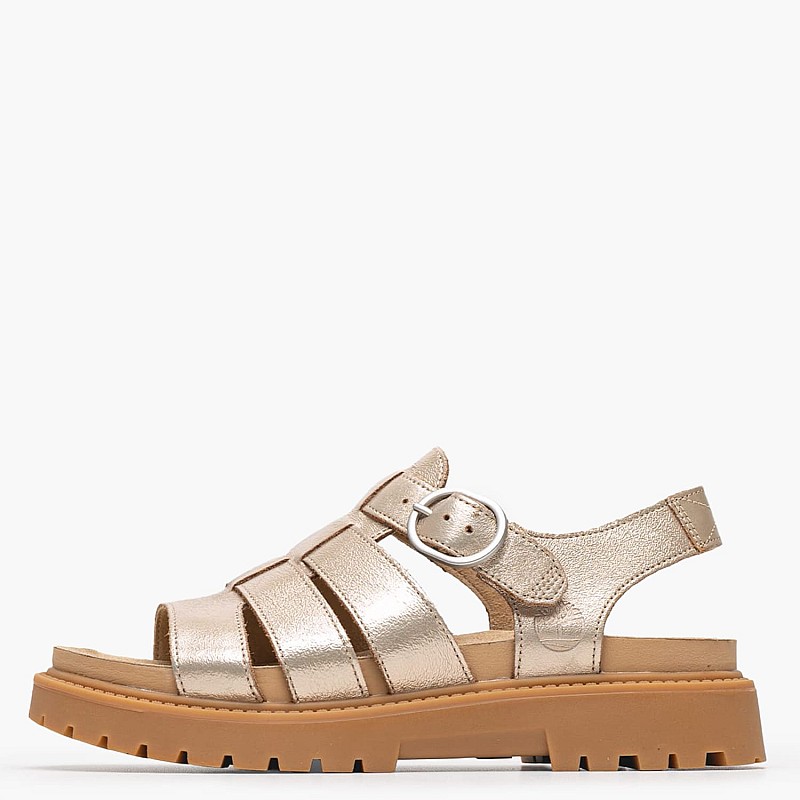Γυναικεία Πέδιλα A2Q1P Χρυσό Δέρμα Timberland