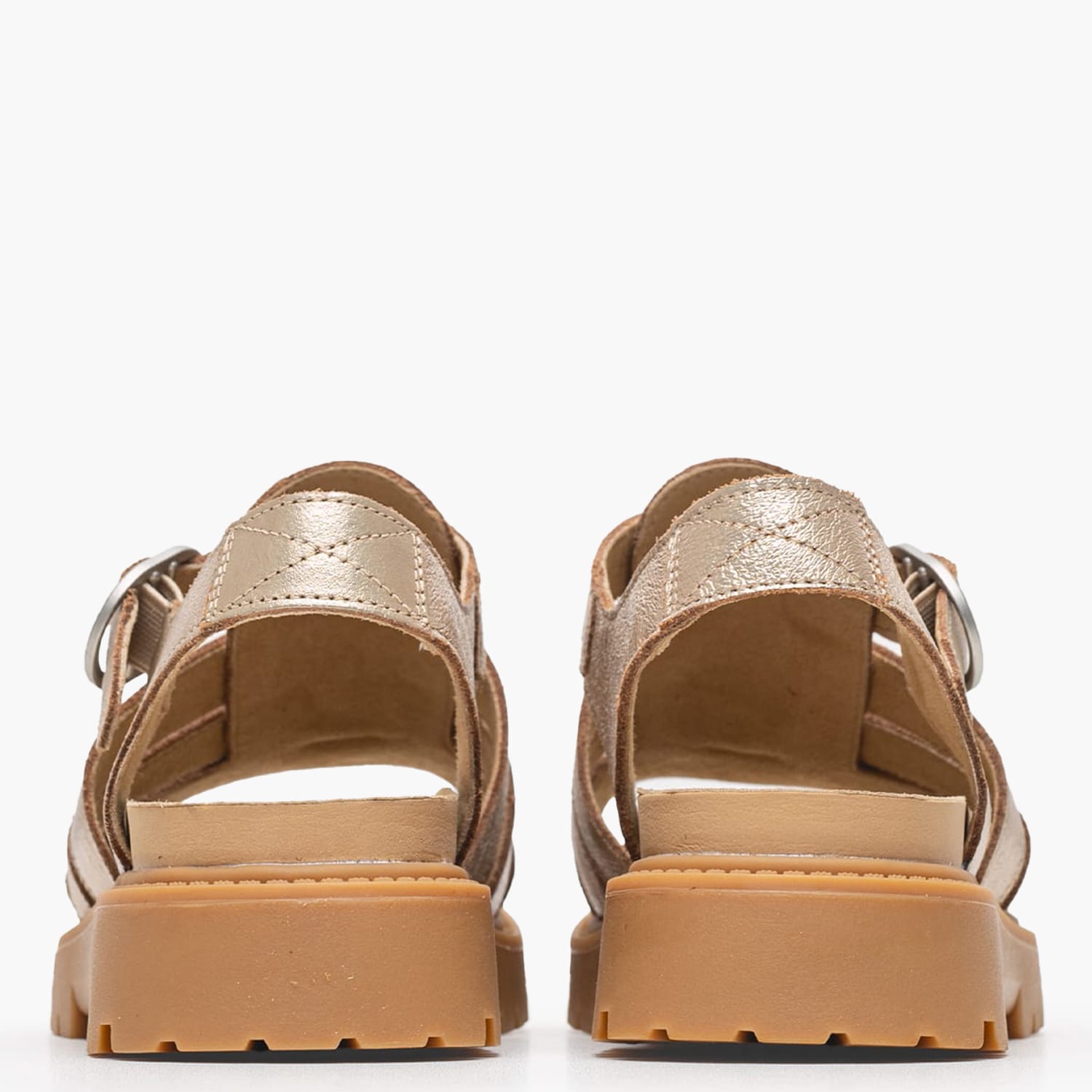 Γυναικεία Πέδιλα A2Q1P Χρυσό Δέρμα Timberland Γυναικεία Πέδιλα A2Q1P Χρυσό Δέρμα Timberland