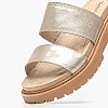Women Mules A2Q31 Gold Leather Timberland Women Mules A2Q31 Gold Leather Timberland
