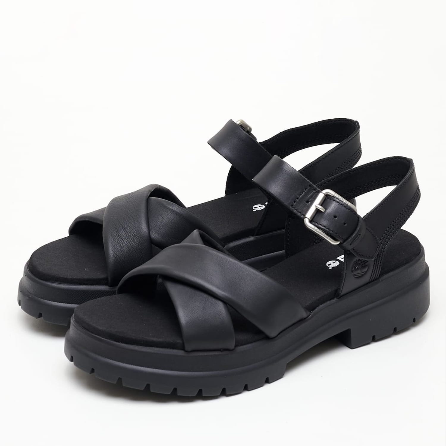 Γυναικεία Πέδιλα A2QVJ Μαύρο Δέρμα Timberland Πέδιλα Timberland A2QVJ-Black