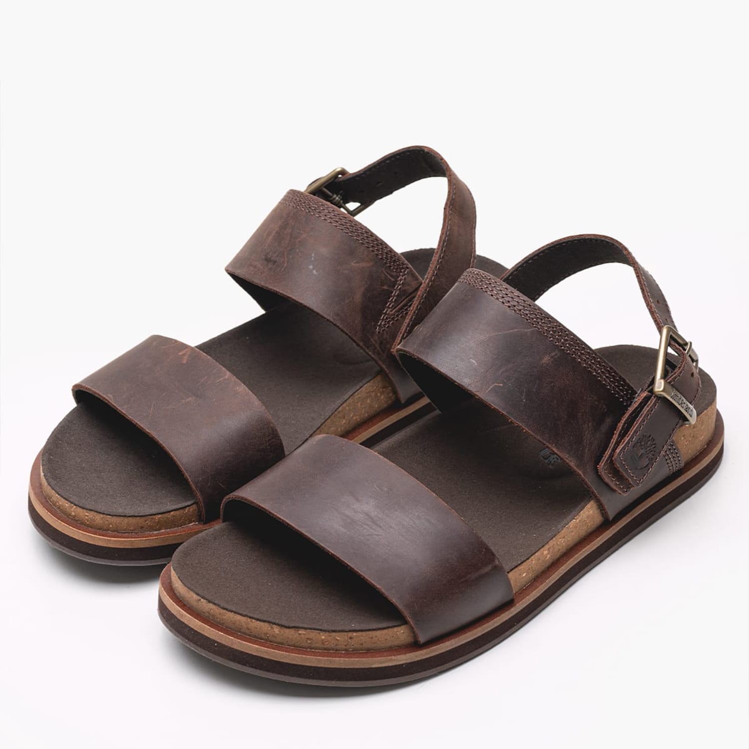 Ανδρικές Σαγιονάρες & Πέδιλα A419H Καφέ Δέρμα Timberland Ανδρικές Σαγιονάρες & Πέδιλα A419H Καφέ Δέρμα Timberland