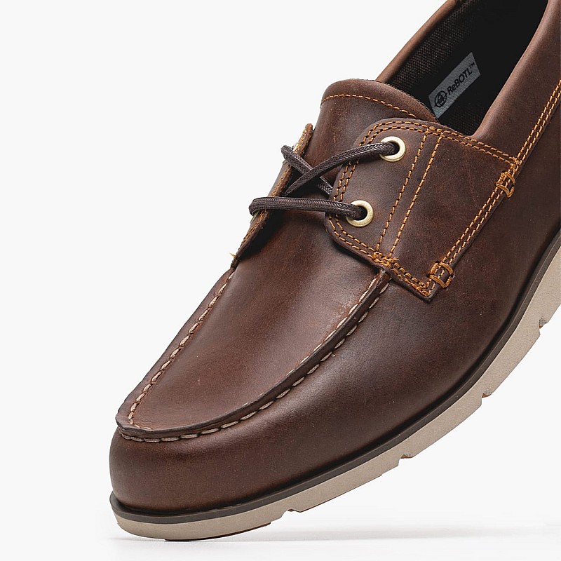Ανδρικά Ιστιοπλοϊκά A42X7 Σκούρο Καφέ Δέρμα Timberland