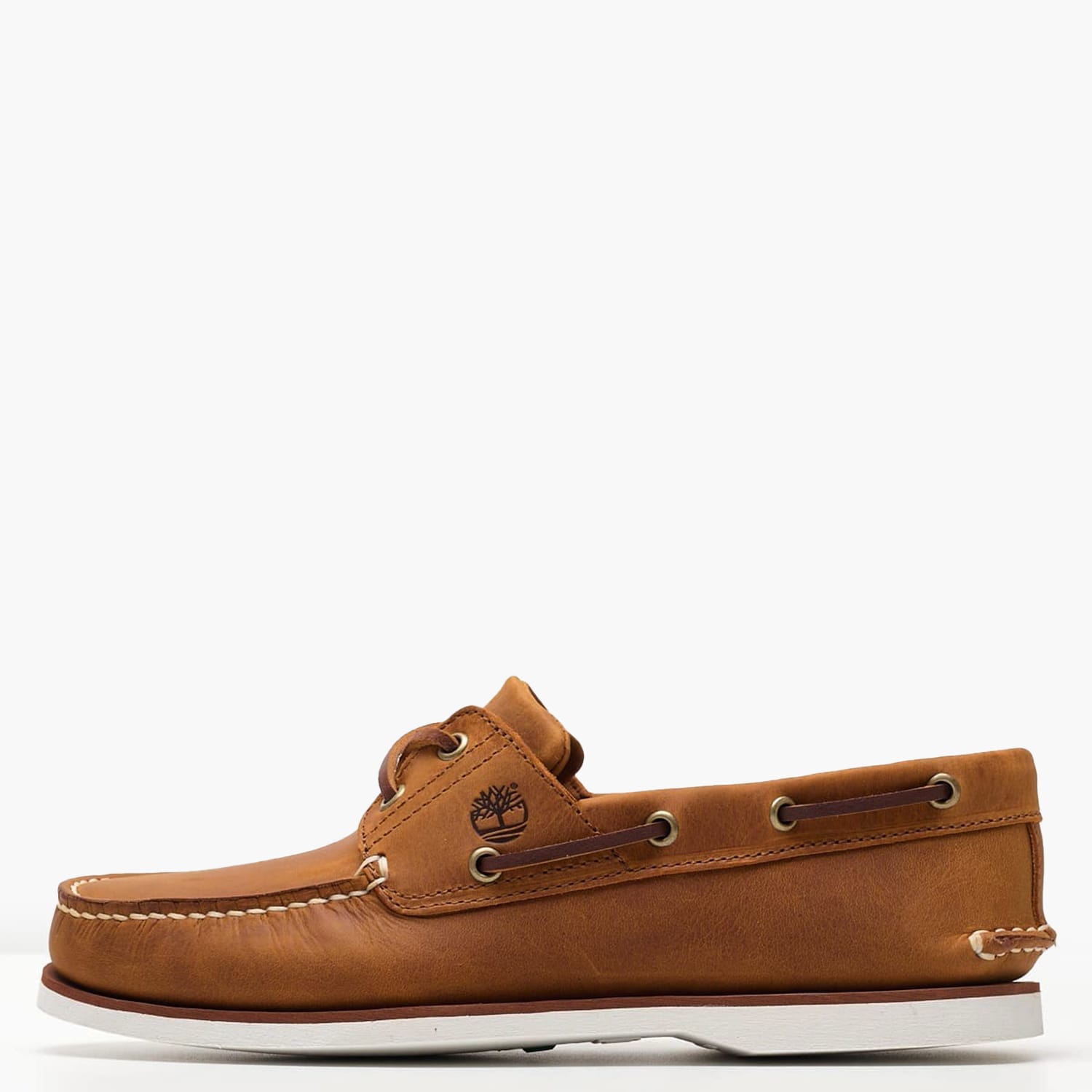 Men Sailing shoes A43V9 Brown Nubuck Leather Timberland