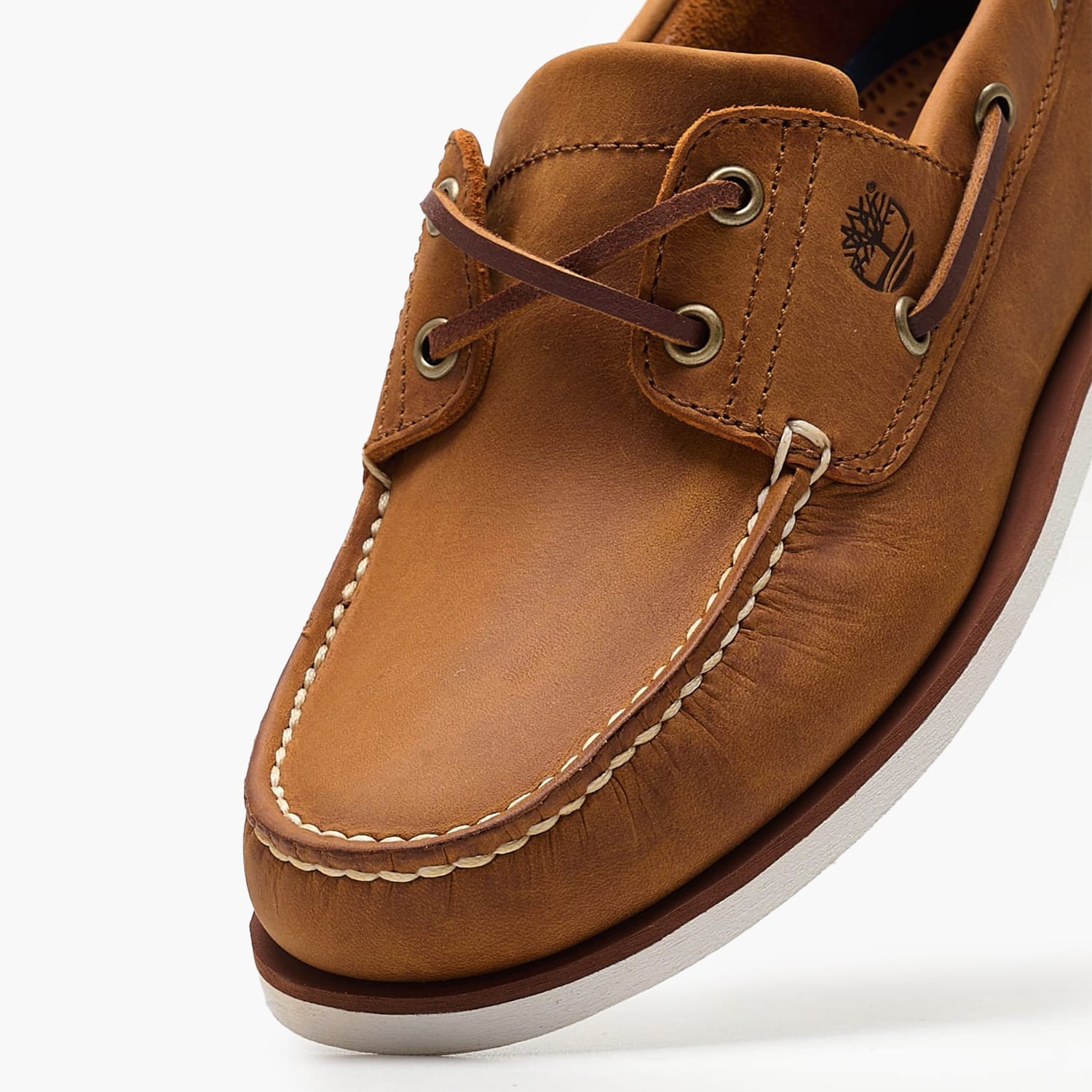 Men Sailing shoes A43V9 Brown Nubuck Leather Timberland