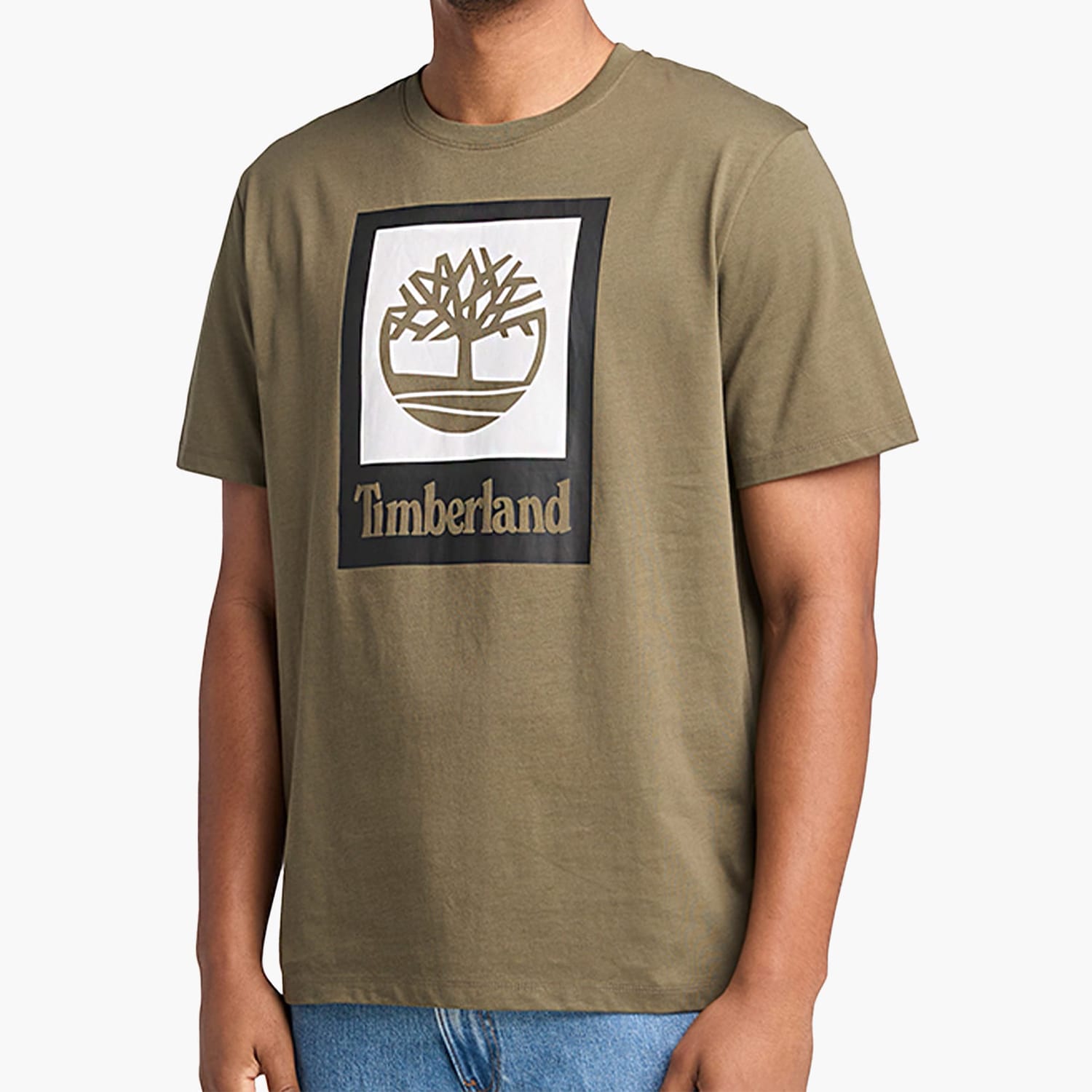Ανδρικές Μπλούζες A5QS2.Lf Λαδί Βαμβάκι Timberland