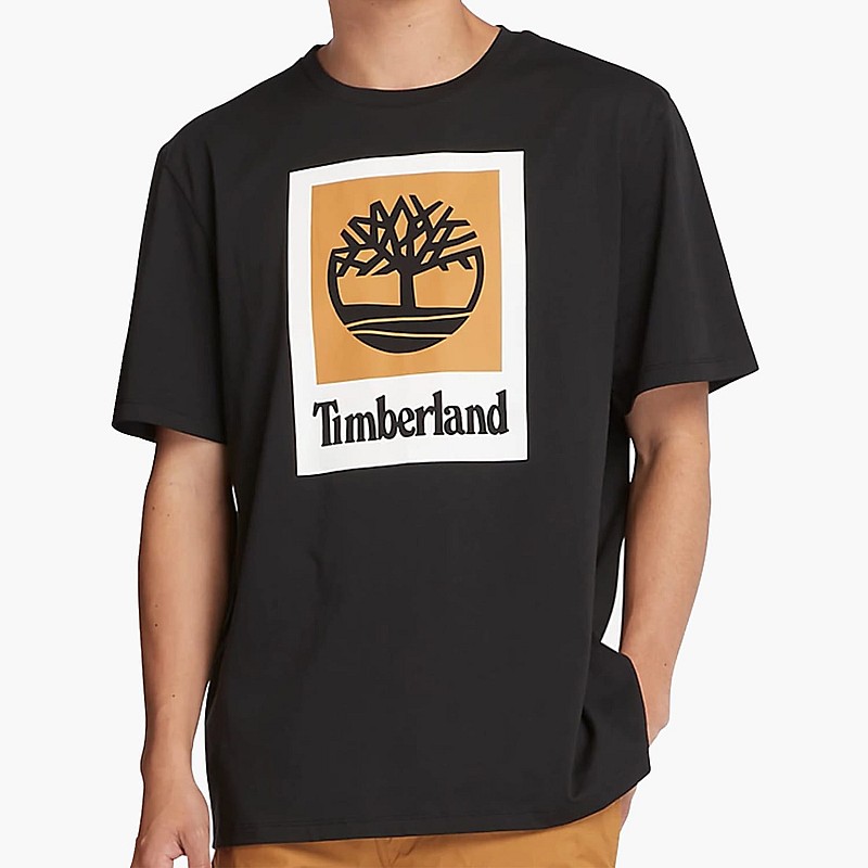 Ανδρικές Μπλούζες A5QS2 Μαύρο Βαμβάκι Timberland