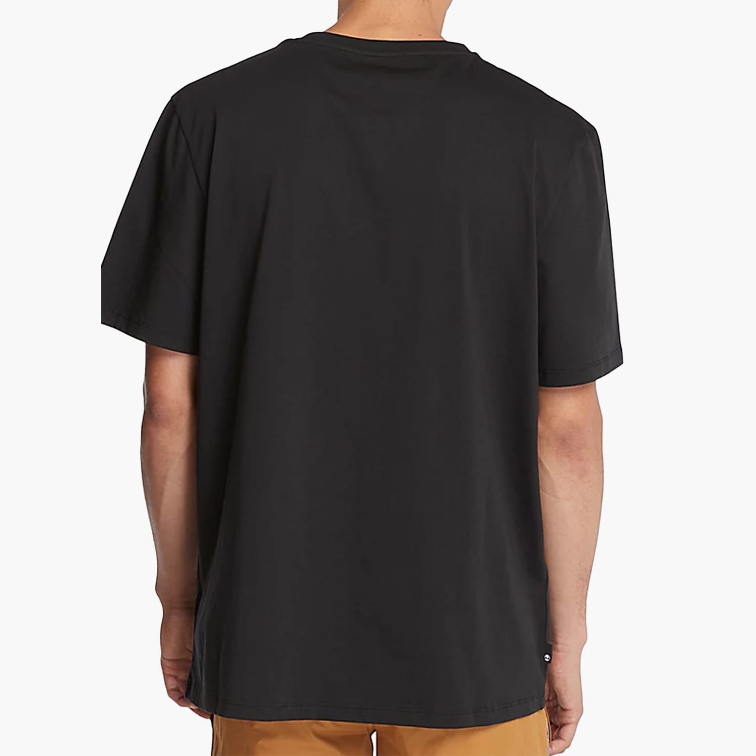 Men T-Shirts A5QS2 Black Cotton Timberland Men T-Shirts A5QS2 Black Cotton Timberland