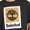 Men T-Shirts A5QS2 Black Cotton Timberland Men T-Shirts A5QS2 Black Cotton Timberland