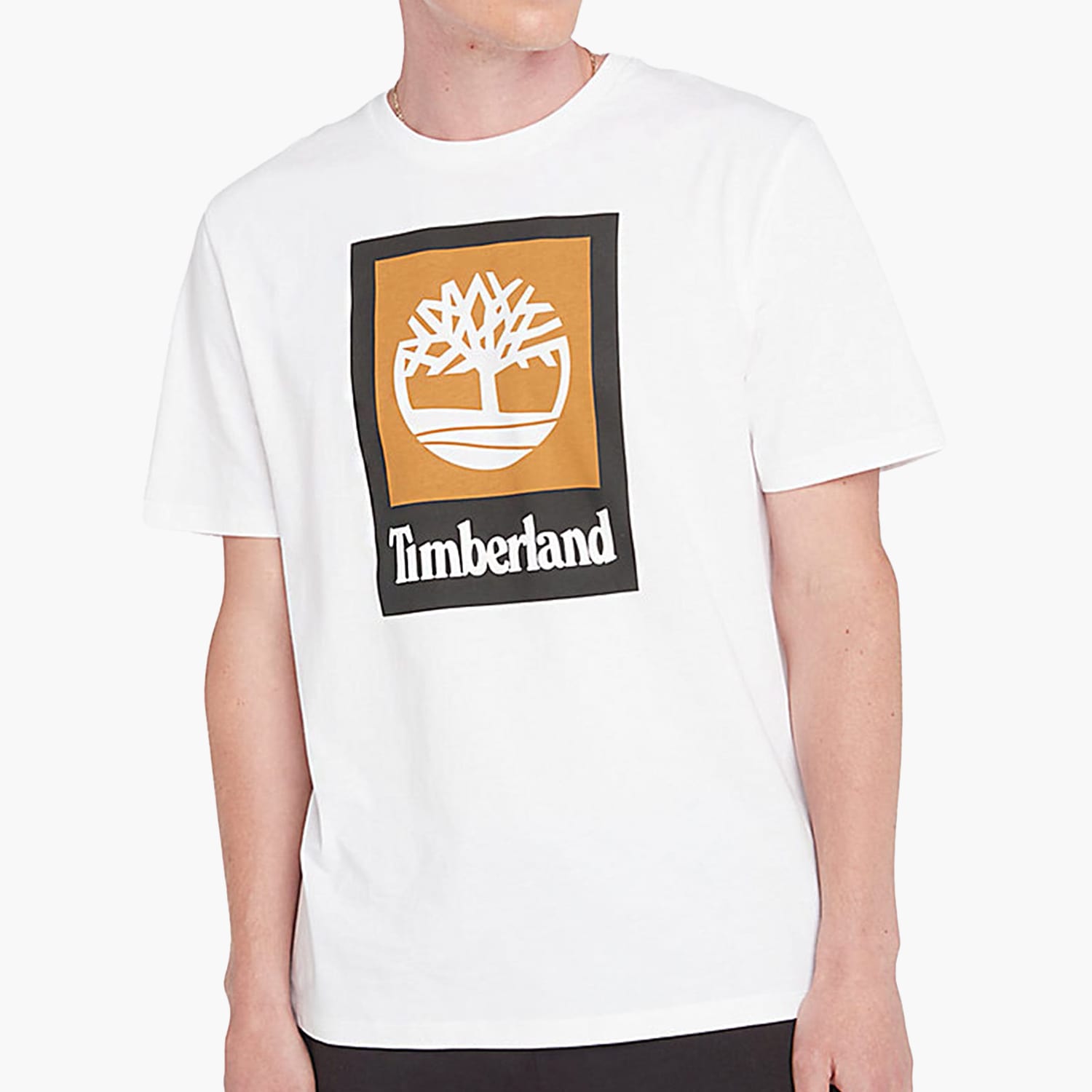 Ανδρικές Μπλούζες A5QS2 Άσπρο Βαμβάκι Timberland