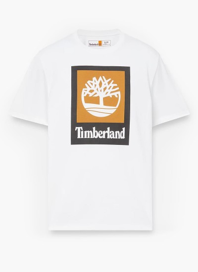 Ανδρικές Μπλούζες A5V7K Πράσινο Βαμβάκι Timberland