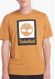 Ανδρικές Μπλούζες A5QS2 Κίτρινο Βαμβάκι Timberland
