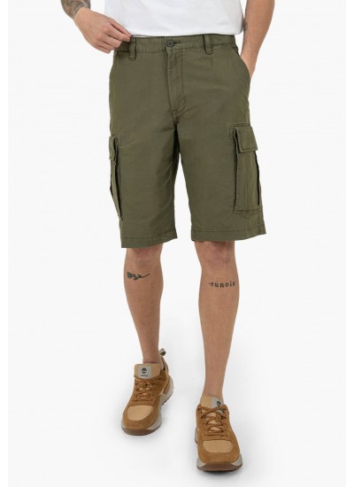 Ανδρικές Βερμούδες Relaxed.Shorts Μπεζ Βαμβάκι GANT