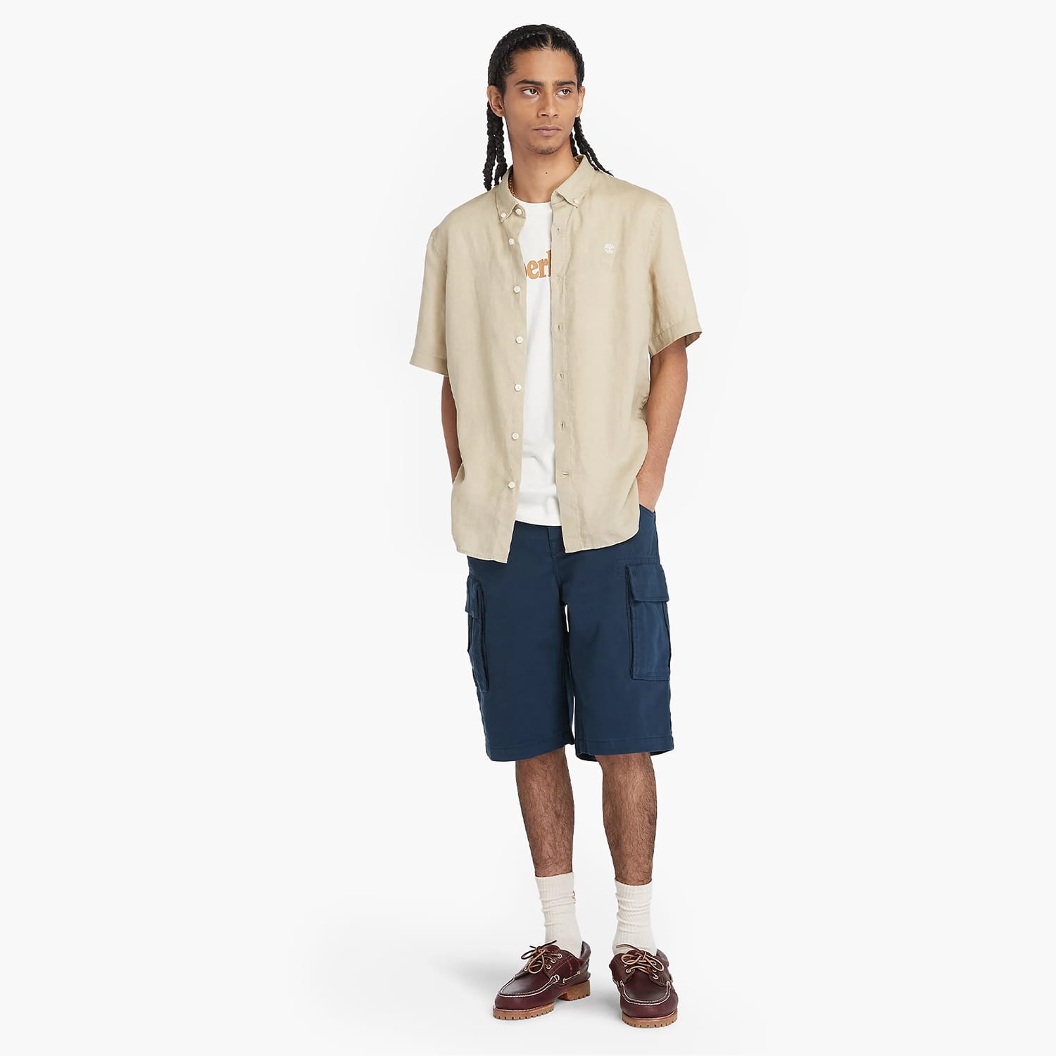 Men Vermouth A5U1B DarkBlue Cotton Timberland Men Vermouth A5U1B DarkBlue Cotton Timberland
