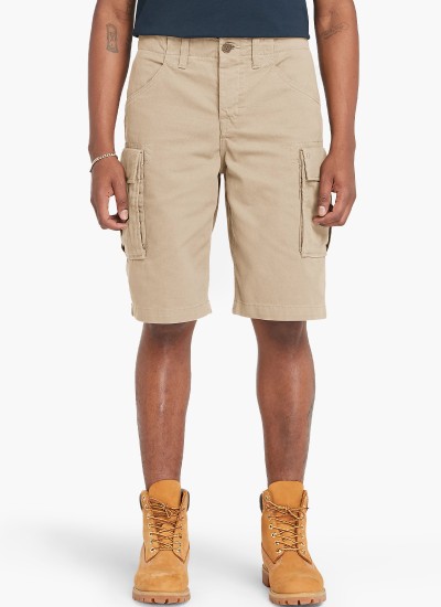 Ανδρικές Βερμούδες Relaxed.Shorts Μπεζ Βαμβάκι GANT