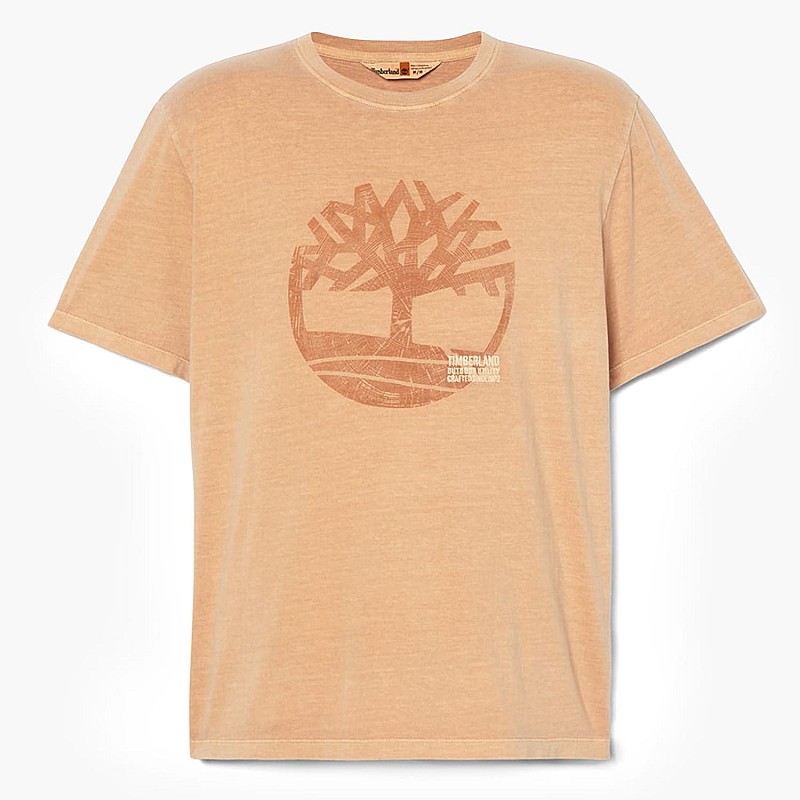 Men T-Shirts A5UEK Yellow Cotton Timberland