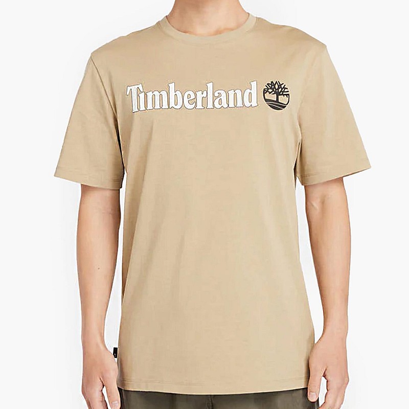 Ανδρικές Μπλούζες A5UPQ.Lp Μπεζ Βαμβάκι Timberland